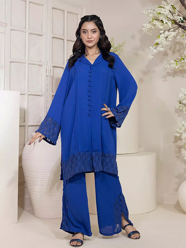 2PC Stitched Georgette Suit