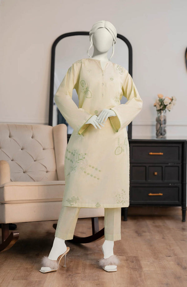 EMBROIDERED JACQUARD STITCHED 2 PIECE