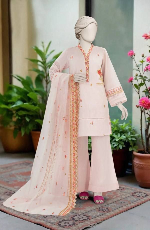 FESTIVE'25 EMBROIDERED CAMBRIC 3PCS STITCHED