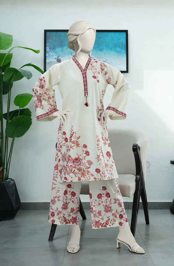 PRINTED LAWN STITCHED 2 PIECE