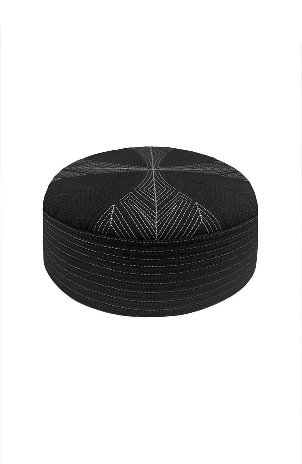 MTJ BLACK BLENDED MEN CAP
