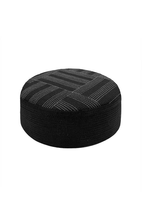 MTJ BLACK BLENDED MEN CAP