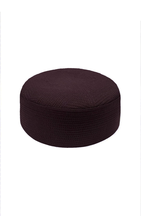 MTJ MAROON BLENDED MEN CAP