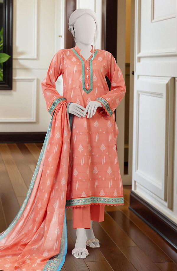 PRINTED LAWN STITCHED 3 PIECE