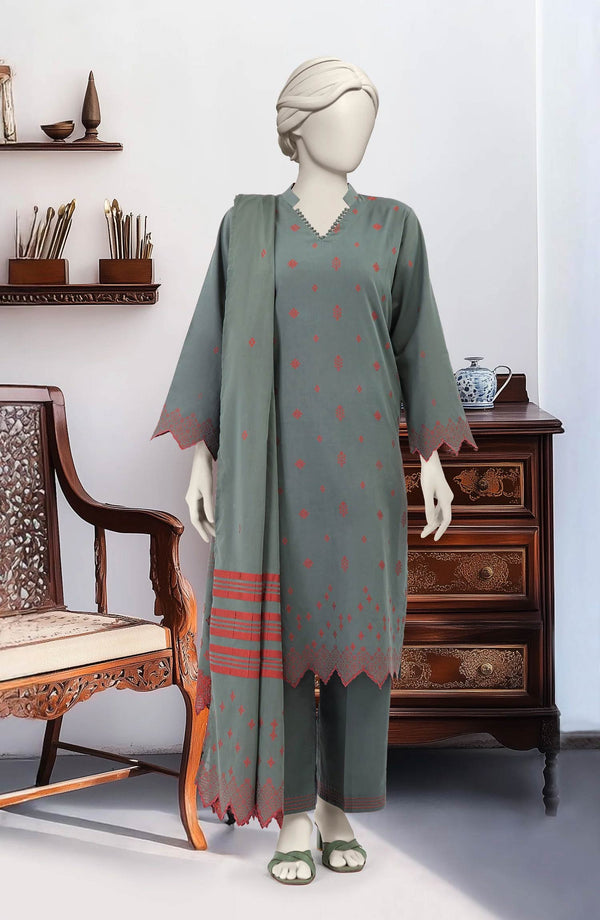 JACQUARD STITCHED 3 PIECE