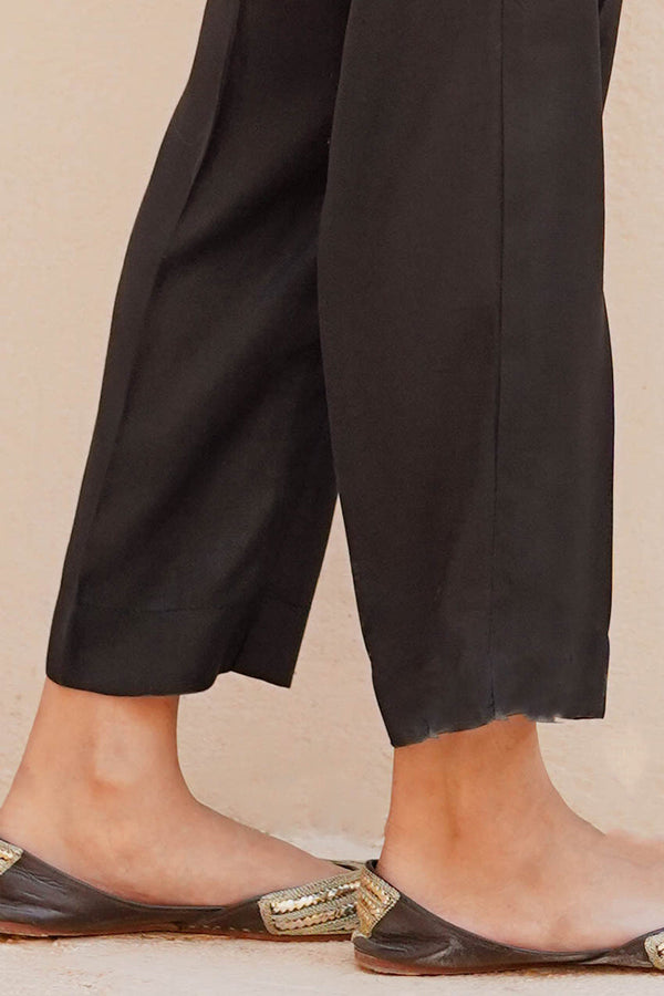 PLAIN FITTED PANTS-2