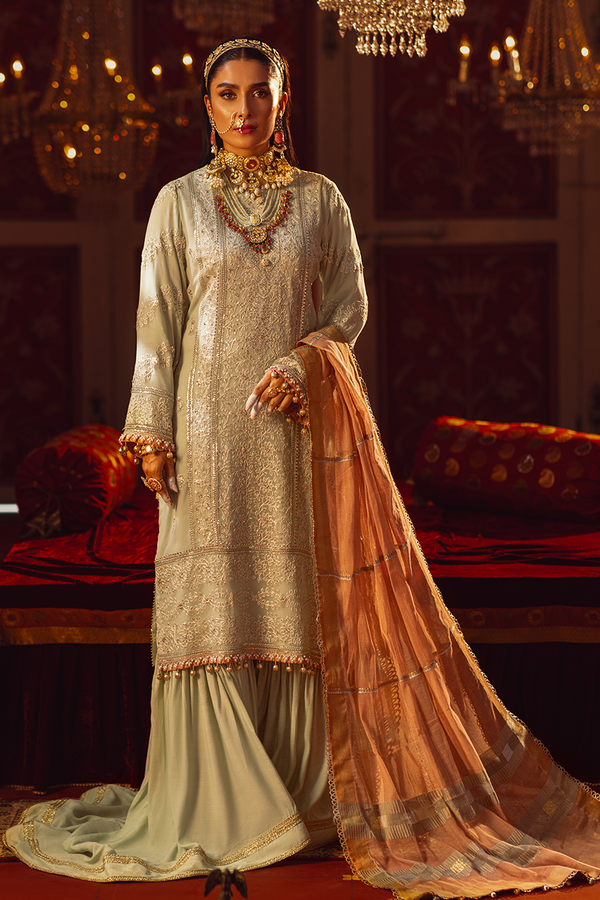 3PC FESTIVE FORMAL EMBROIDERED SUIT (LA23NO15)