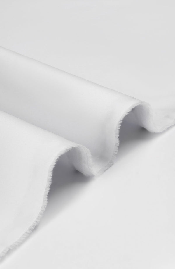 MTJ WHITE 100% COTTON UNSTITCHED