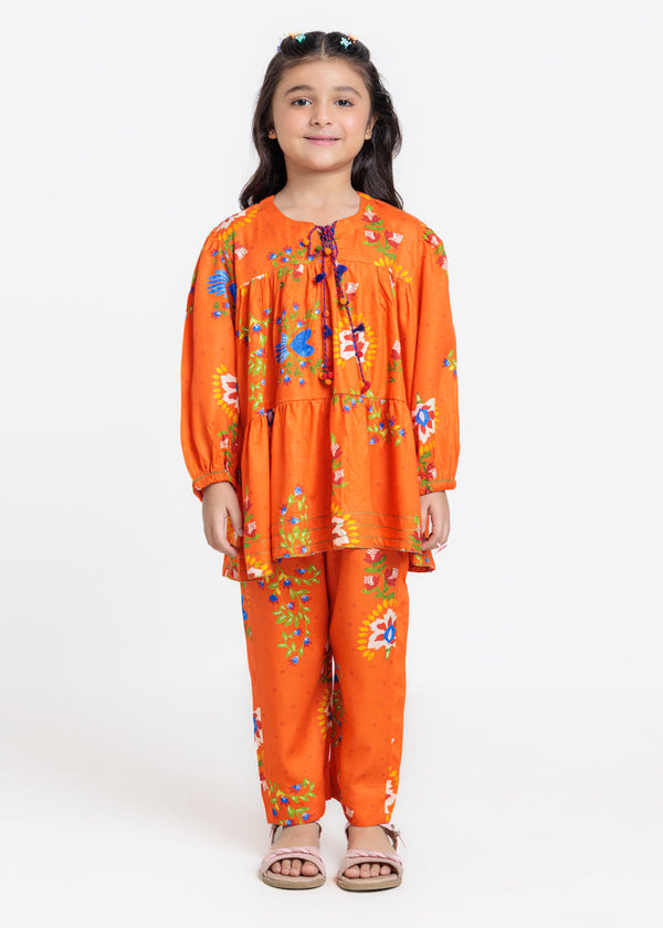 Orange-Viscose-2 Piece (GPSTPBW25BG9O19)