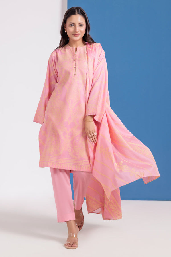 Pink-Jacquard-3 Piece (WPS25JD3055)