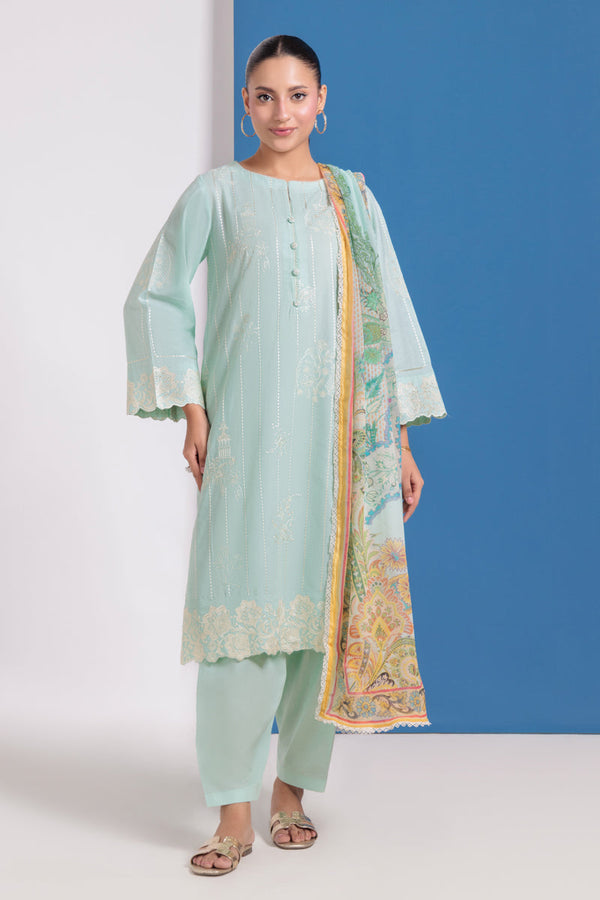 Mt-Green-Cambric-3 Piece (WPS25SE3082)