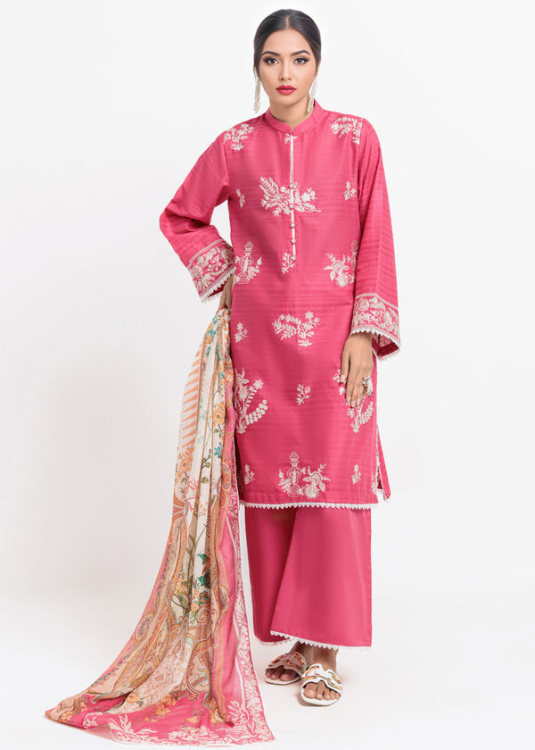 Pink-Jacquard-3 Piece (WPS25DE3031)