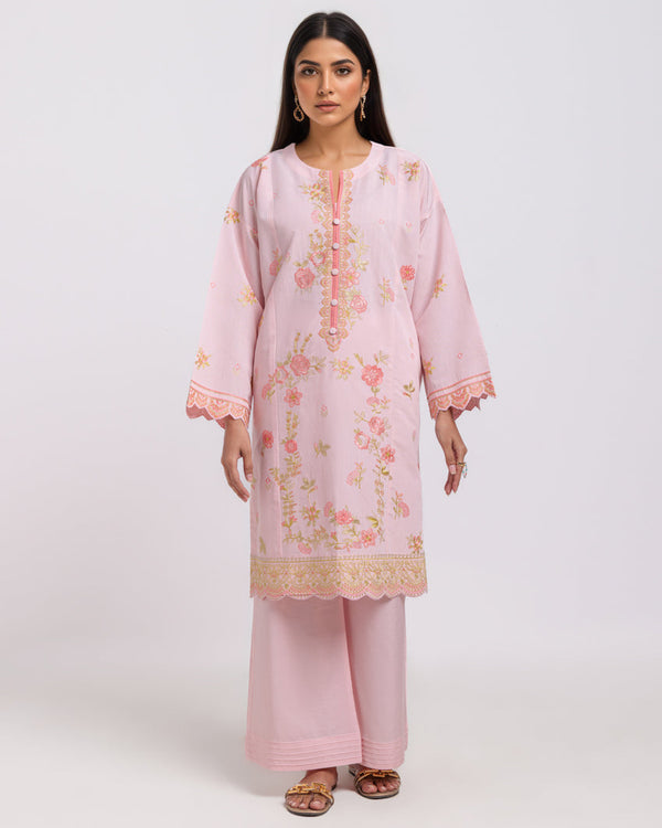 L-Pink-Cotton Silk-2 Piece (WPS252SE3059)