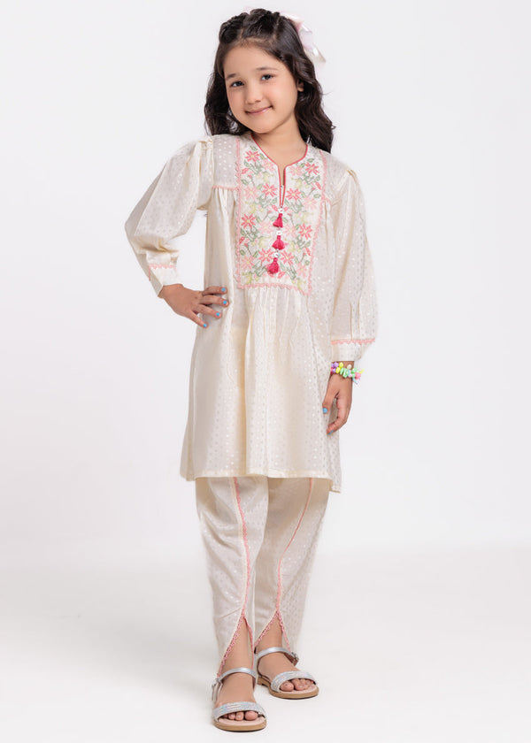 Cream-Viscose-2 Piece (GPS25DE2012)