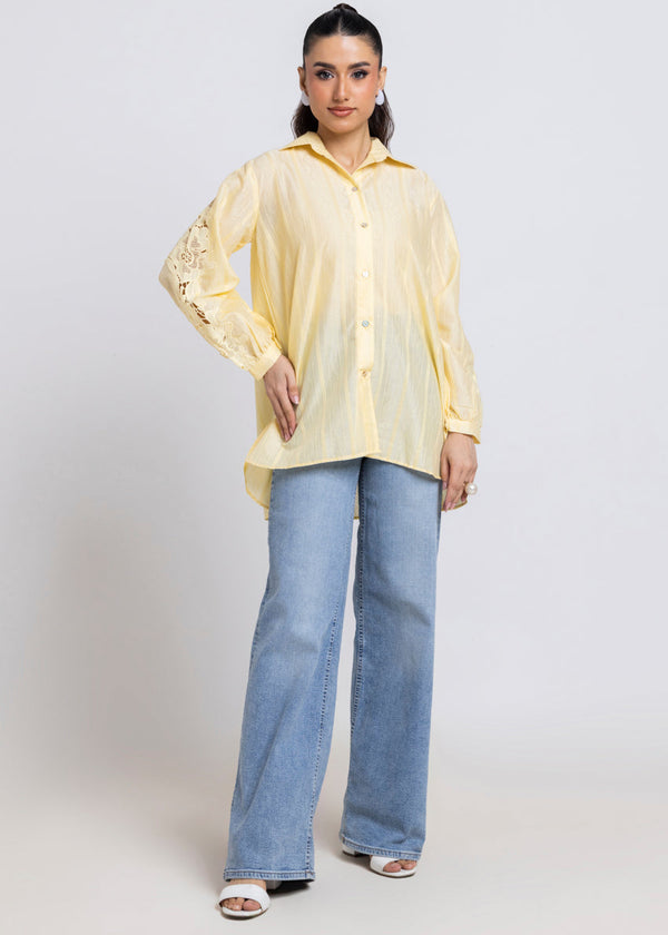 P-Yellow-Jacquard-1 Piece (WPS25SL1004)