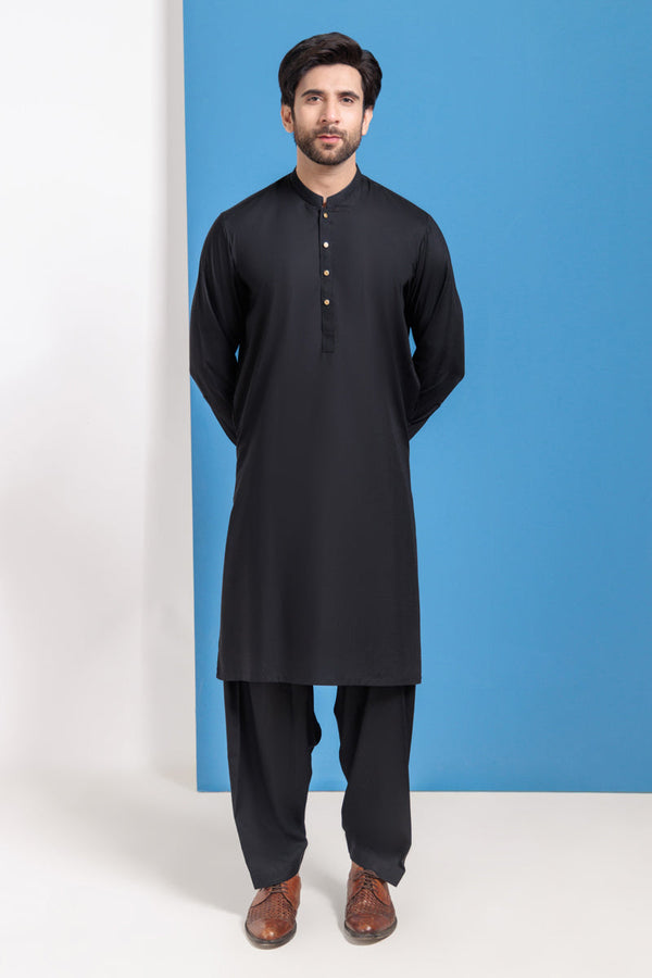 Black-Blended-Shalwar Suit - (MPS25SSE2053)