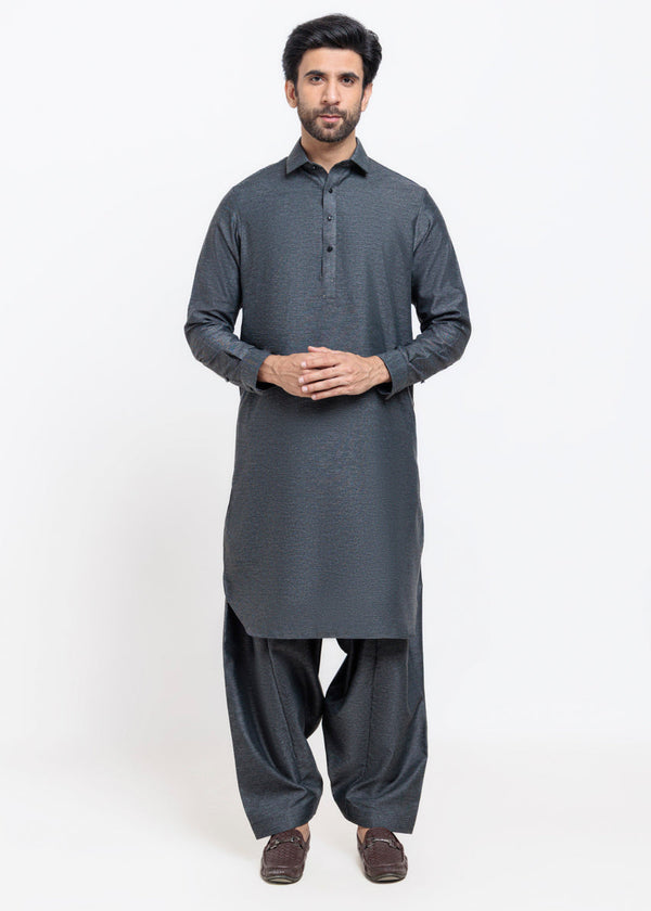 Black-Blended-Shalwar Suit - (MPS25KPS2051)