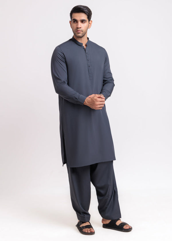 Grey-Blended-Shalwar Suit - (MPS25SSE2070)