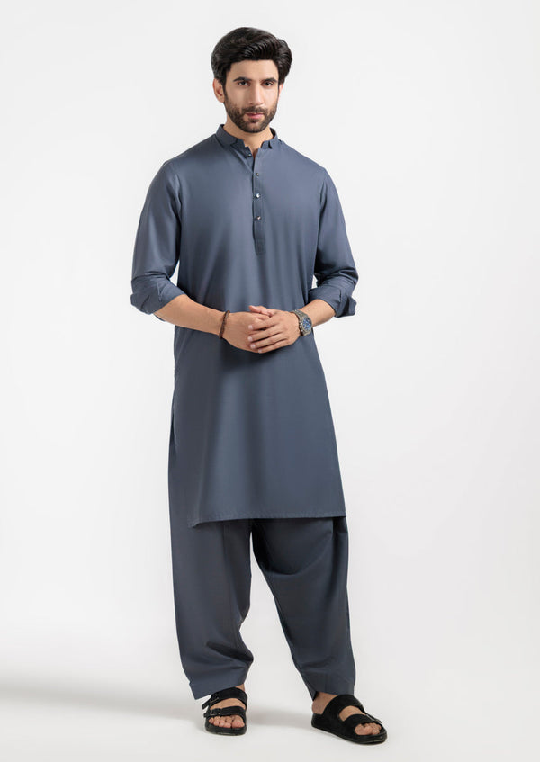D-Grey-Blended-Shalwar Suit - (M25SSS2022)