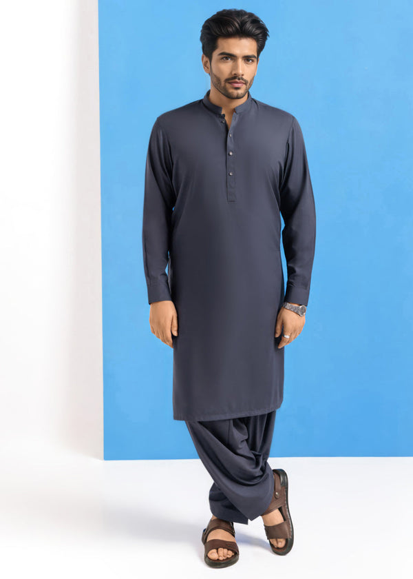 C-Grey-Blended-Shalwar Suit - (MPS25SSE2052)