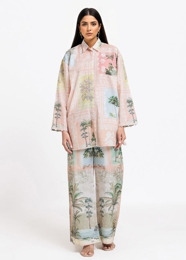 Peach-Khaddar-2 Piece (WPSTPBW25B10N11)