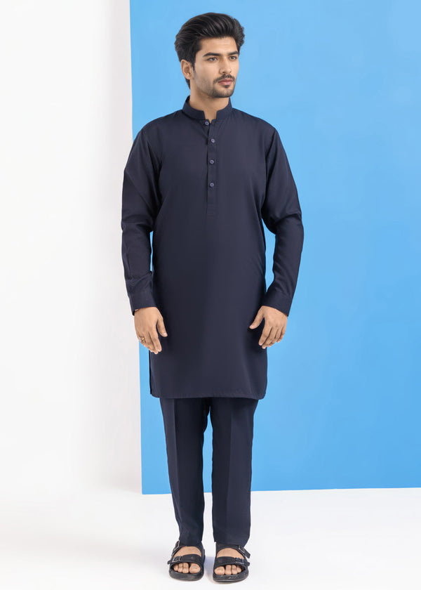 N-Blue-Blended-Kurta Trouser - (MPS25KPS2044)