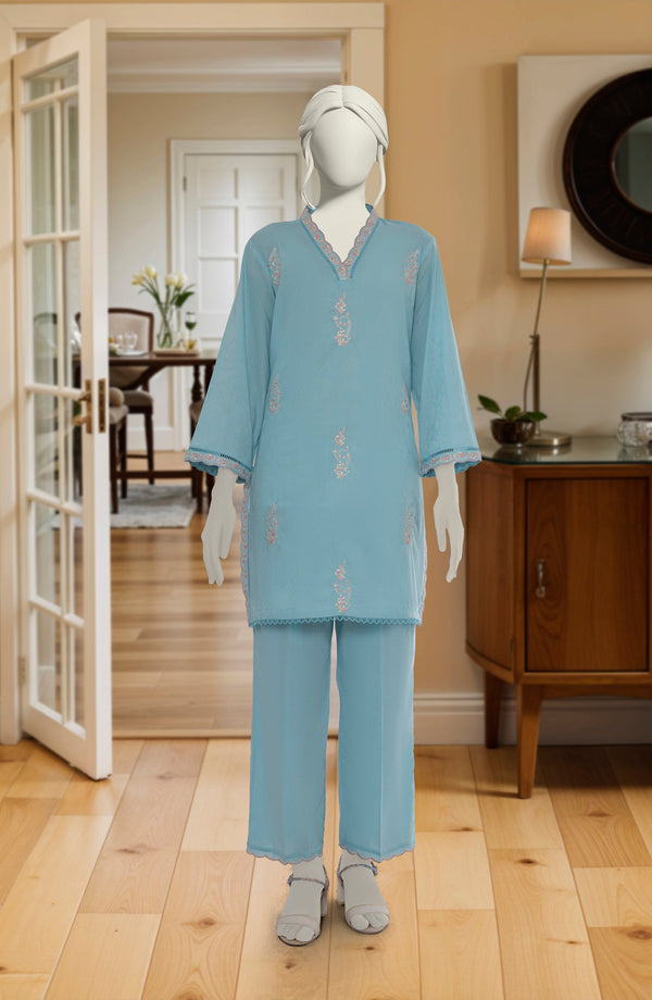 FESTIVE'25 EMBROIDERED JACQUARD 2PCS STITCHED