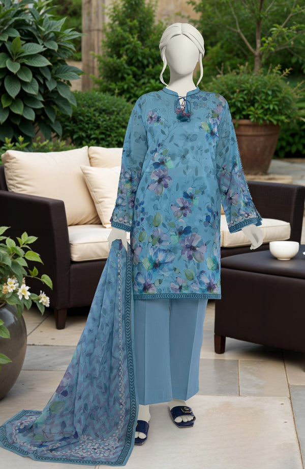 SUMMER'25 PRINTED LAWN 3PCS UNSTITCHED