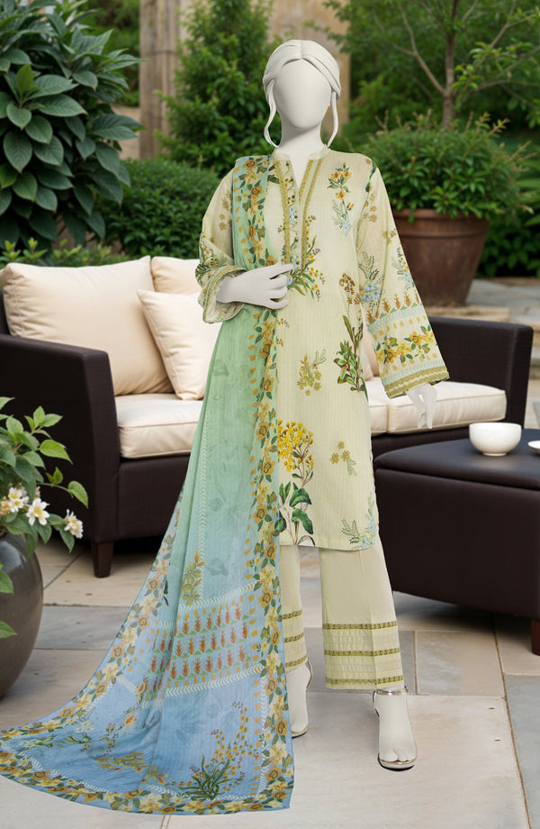 SUMMER'25 PRINTED LAWN 3PCS UNSTITCHED