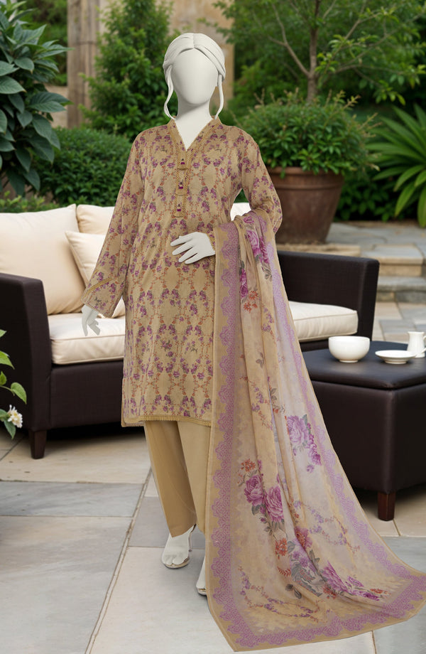 SUMMER'25 PRINTED LAWN 3PCS UNSTITCHED