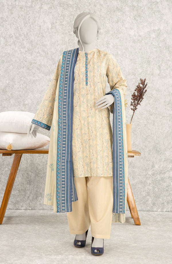 PRINTED LAWN 3PCS UNSTITCHED