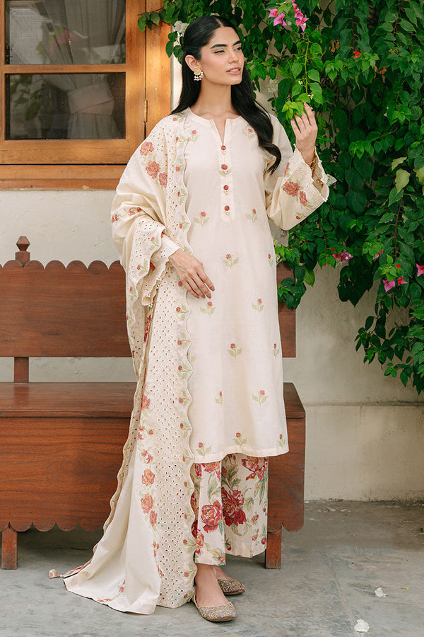 SUNSET ORCHARD-3PC (SHIRT, TROUSER & DUPATTA)