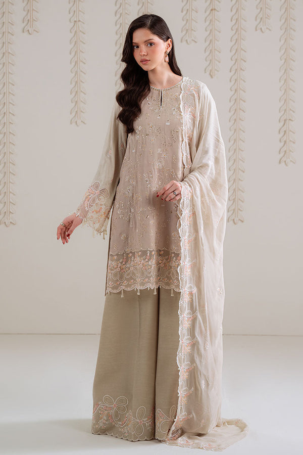 MEADOW MIST-3PC SILK EMBROIDERED SUIT