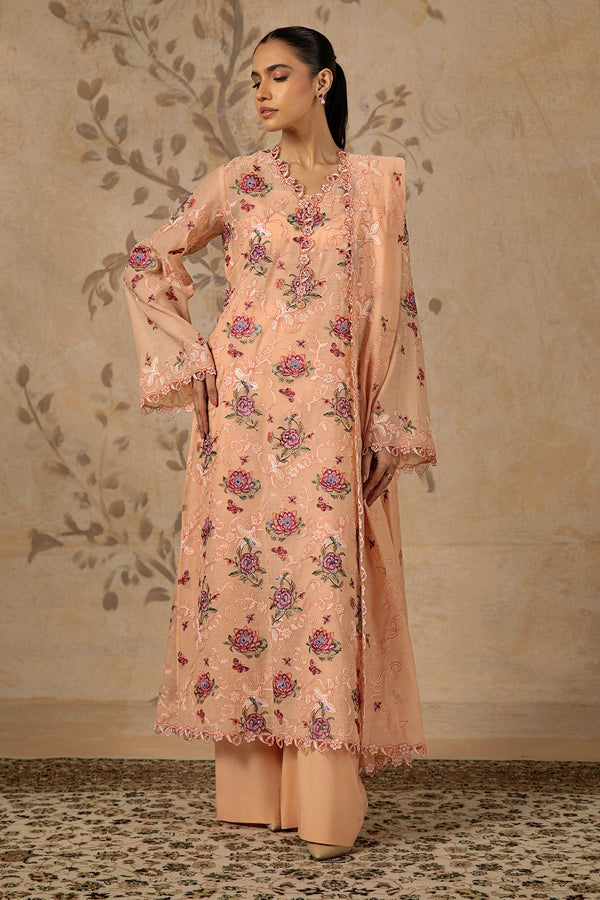 4 Piece -  Embroidered Suit - MC1610-1