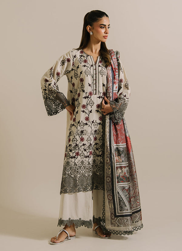 3 PC Embroidered Suit