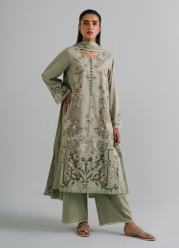 3 PC Embroidered Suit