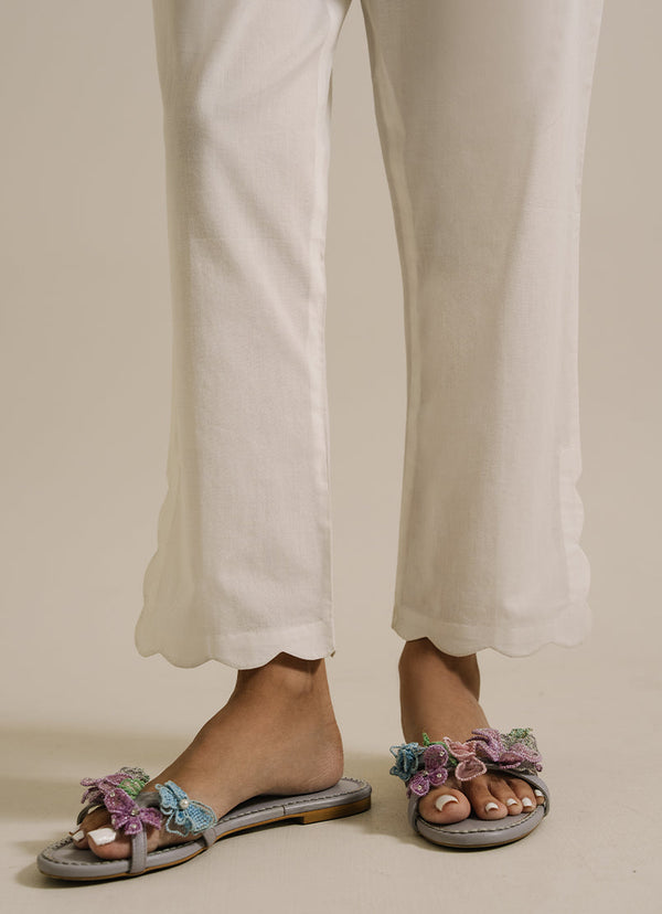 Solid Straight Pants