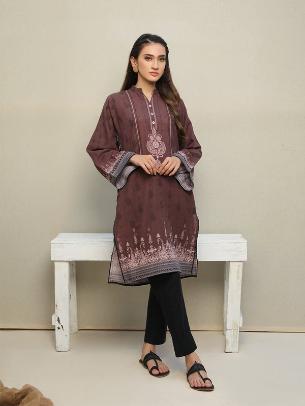 1PC Stitched Basic Printed Khaddar Shirt