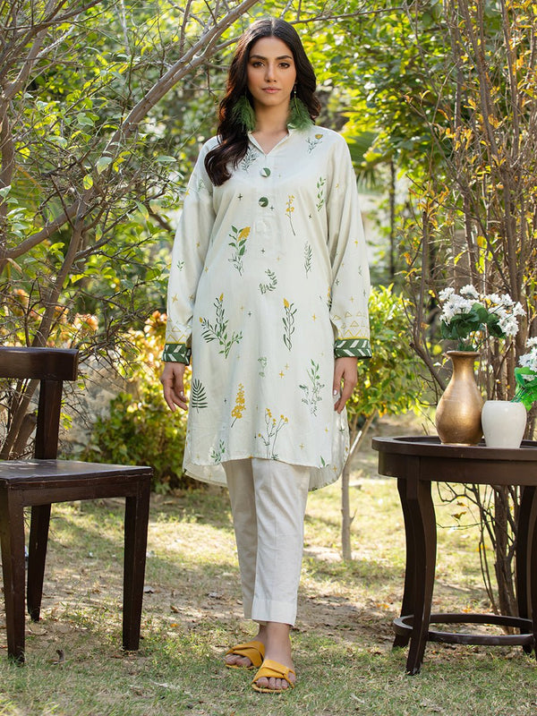 1Pc Cotton Silk Digital Printed Shirt