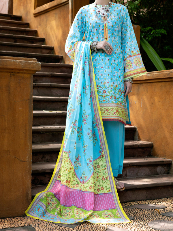 Ferozi Lawn 3Pc Unstitched - ALP-3PS-2096