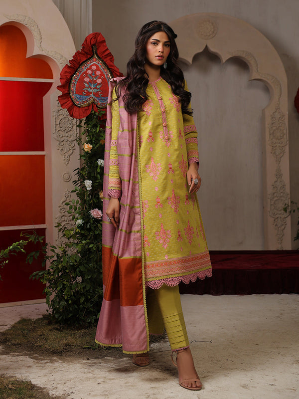 3PC LUXURY LAWN EMBROIDERED SUIT