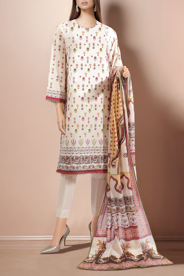 Unstitched Printed Cotton Filament Shirt