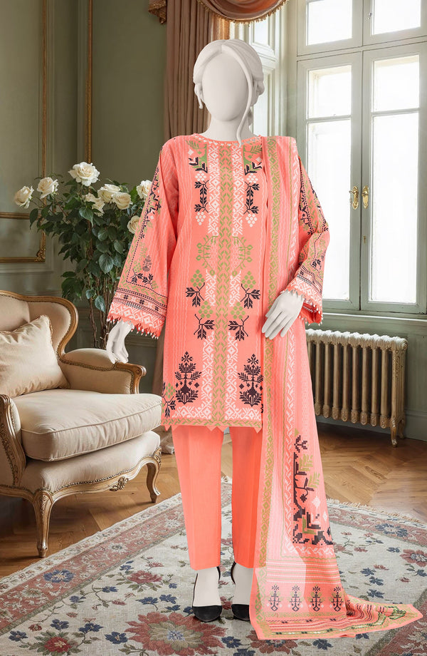 SUMMER'25 PRINTED LAWN 3PCS UNSTITCHED