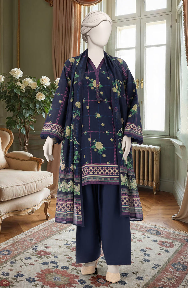 SUMMER'25 PRINTED LAWN 3PCS UNSTITCHED