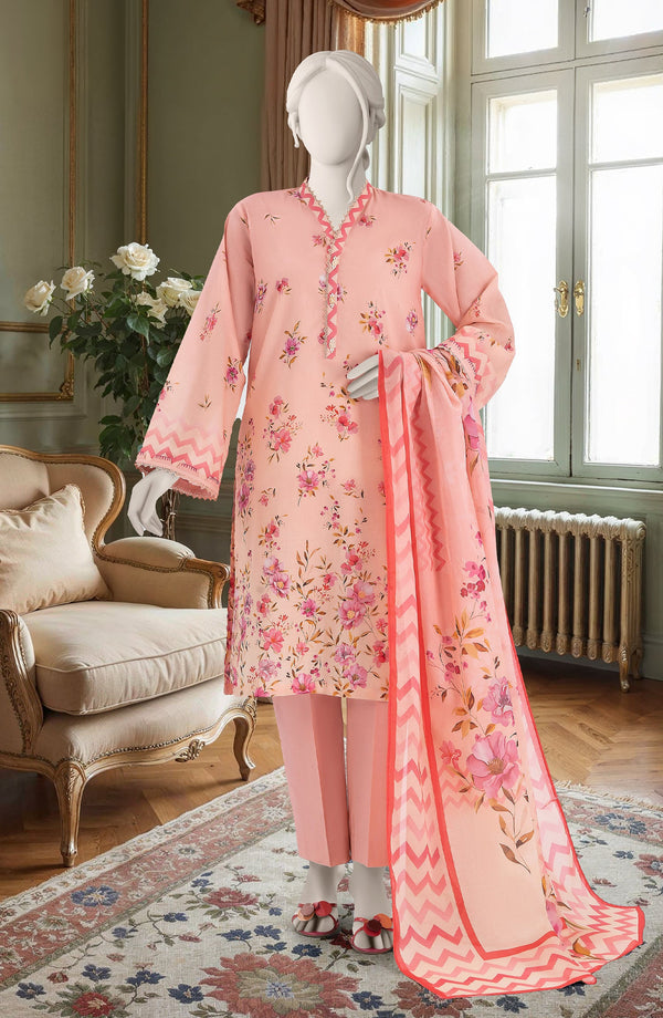 SUMMER'25 PRINTED LAWN 3PCS UNSTITCHED