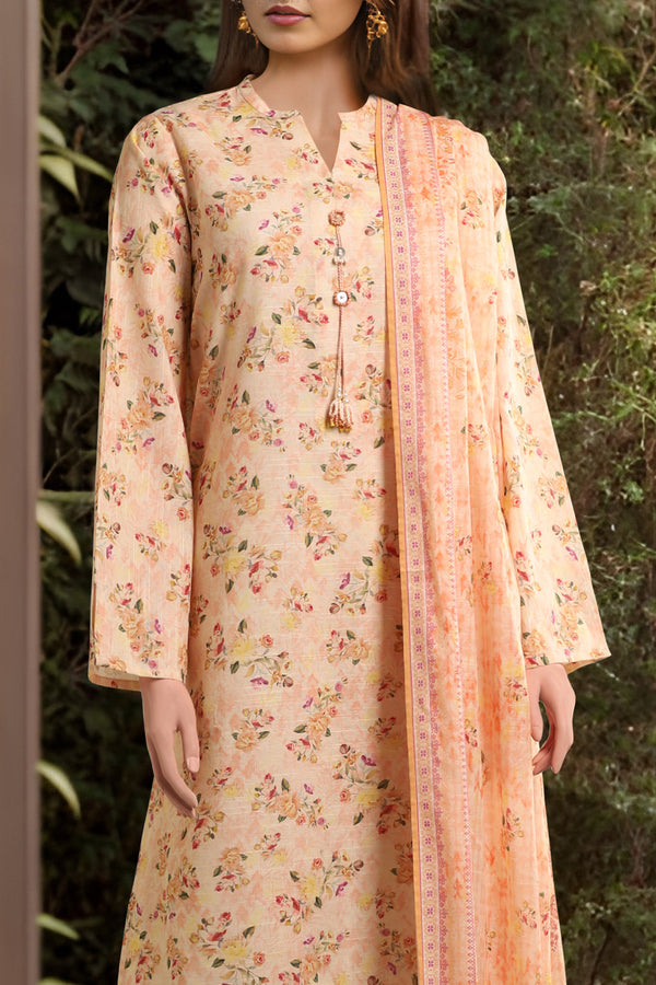 Unstitched Printed Khaddar Shirt