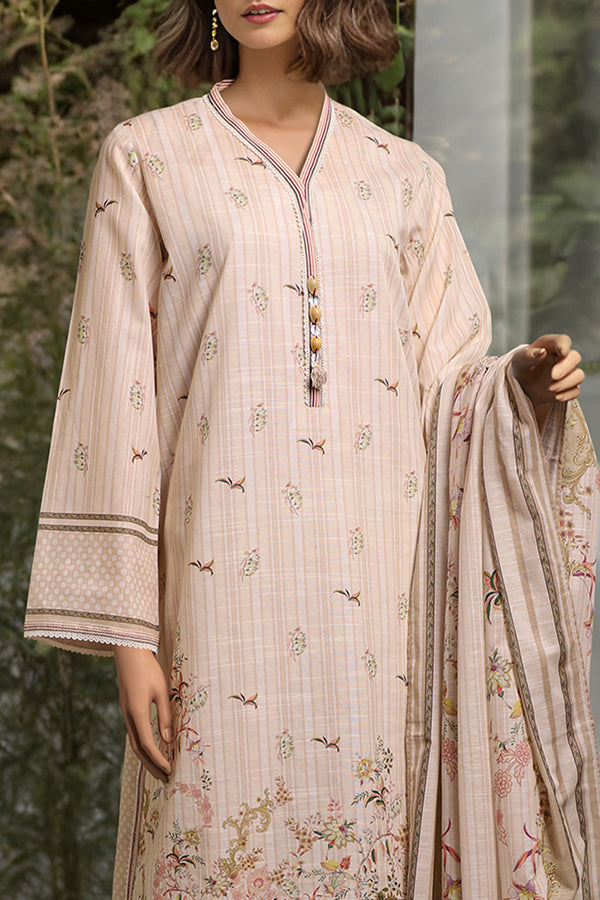 Unstitched Printed Khaddar Shirt