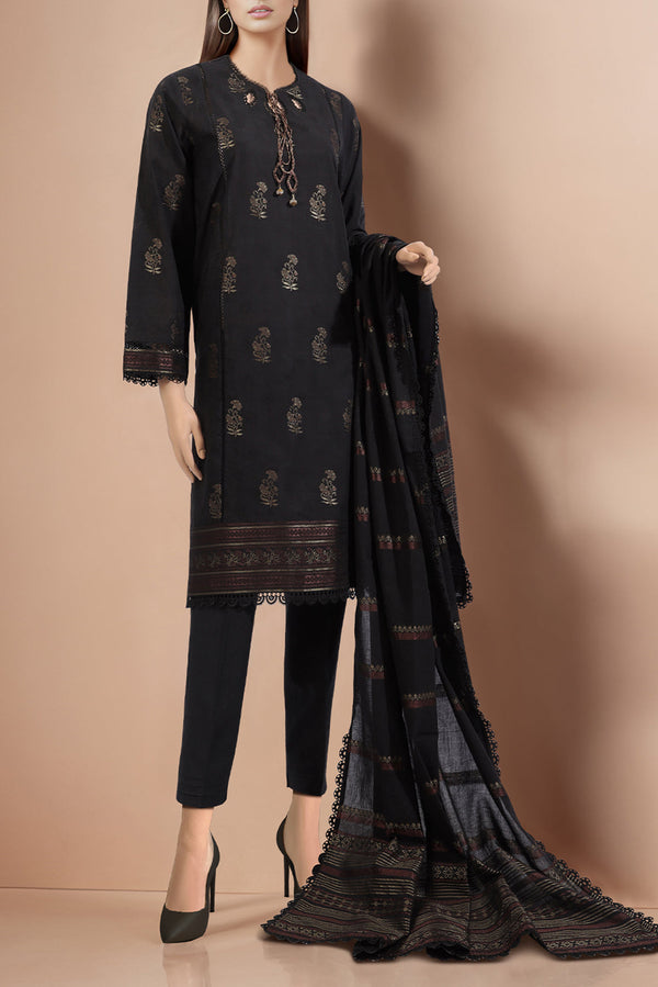 Unstitched Jacquard Cotton Shirt