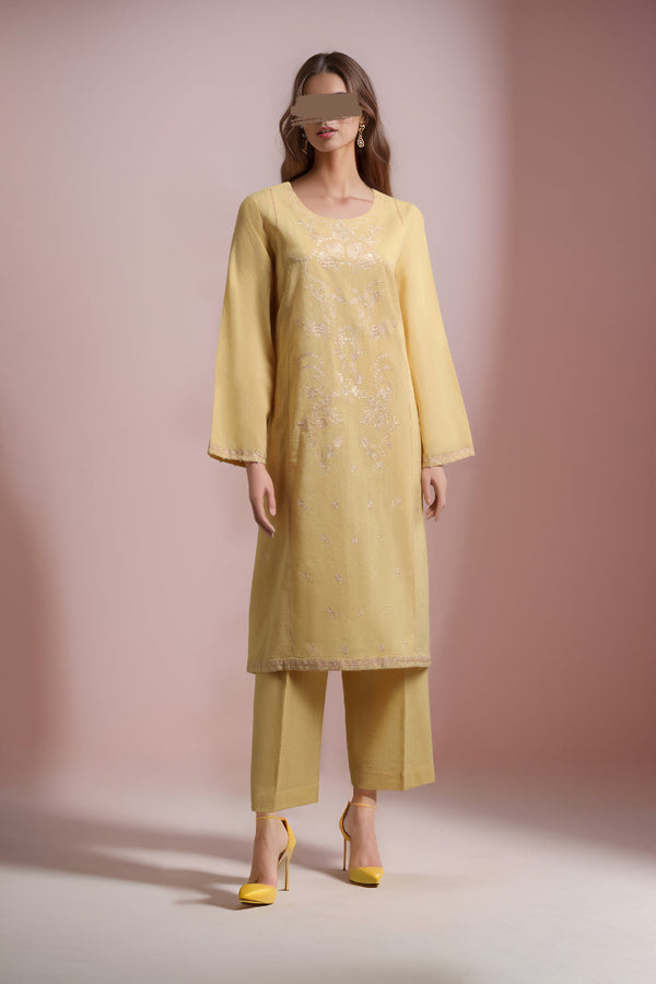 Unstitched Cross Hatch Embroidered 2 Piece (Shirt/Trouser)