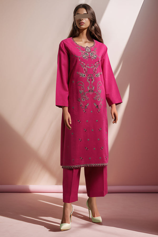 Unstitched Cross Hatch Embroidered 2 Piece (Shirt/Trouser)